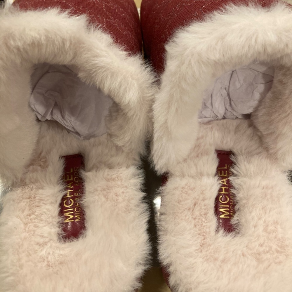 NEW Michael Kors Alexis Slipper in Mulberry Size 9 - Picture 4 of 5